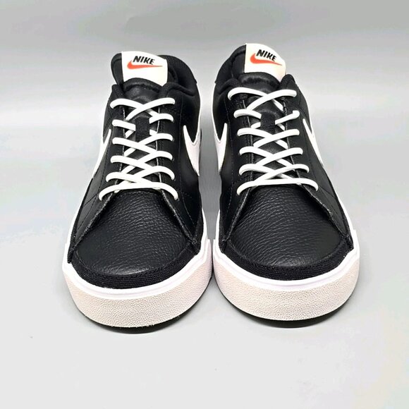 Nike Court Legacy Black Lace Up Casual Comfort Sneakers CU4150-002 Men's Size 9 - Picture 3 of 12